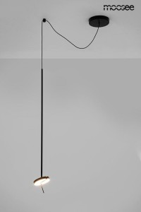 Bobbie lampa wisząca 1xLED/8W czarna MSE1501100149