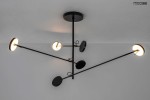 Bobbie lampa wisząca 6xLED/28W czarna MSE1501100150