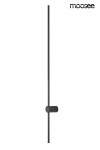 Kinkiet Ombre 120 w kolorze czarnym, z pojedynczym źródłem światła LED o mocy 14W. Posiada prostą, minimalistyczną konstrukcję z pionowym, cienkim ramieniem oraz okrągłym mocowaniem. Idealny do nowoczesnych wnętrz.