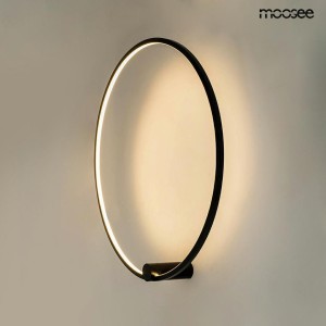 Hoop 60 kinkiet 1xLED/25W czarny MSE1501100398