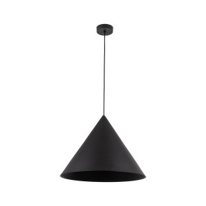 Cono D50 lampa wisząca 1xE27 czarna 10059
