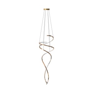 Coco lampa wisząca z pilotem 2xLED/68W złota   MD3127-2M-3GT