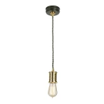 Douille lampa wisząca 1xE27 czarna DOUILLE-P-BPB