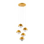 Bono lampa wisząca 5xG9 ochra 10268