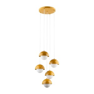 Bono lampa wisząca 5xG9 ochra 10268