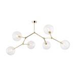 Fairy lampa sufitowa 6xG9 złota/transparentna 10071