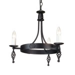 Belfry lampa wisząca 3xE14 czarna BY3-BLACK