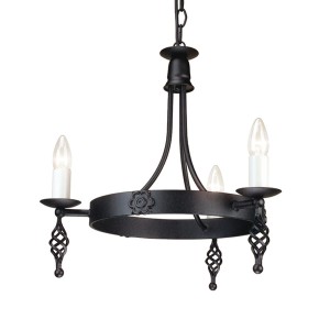 Belfry lampa wisząca 3xE14 czarna BY3-BLACK