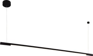 Organic 150 lampa wisząca 1xLED/26W czarna P0358D