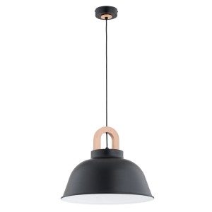 Vayper lampa wisząca 1xE27 czarna 61342