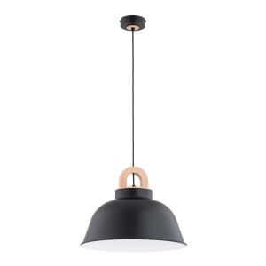 Vayper Duo lampa wisząca 1xE27 czarna 61344