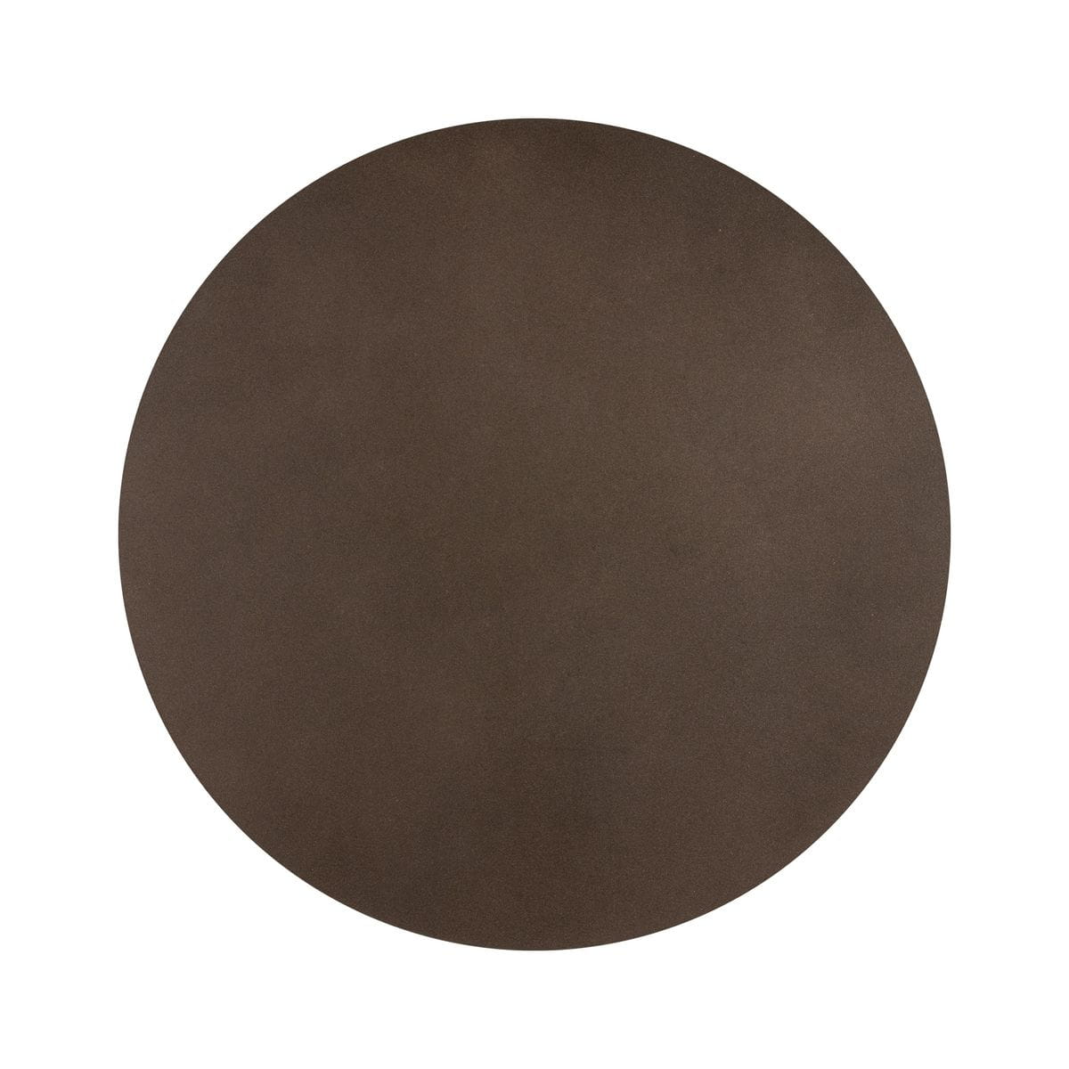 Kinkiet Luna w kolorze brązowym, przeznaczony na 4 żarówki G9. Okrągła, matowa forma z minimalistycznym designem, idealny do nowoczesnych wnętrz. Produkt wiszący, prezentowany na jednolitym tle.
