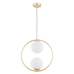 Avia lampa wisząca 2xE14 złota/biały 62441