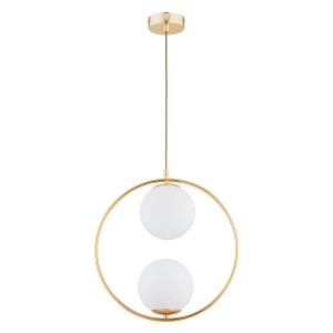 Avia lampa wisząca 2xE14 złota/biały 62441