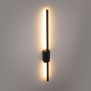Flash kinkiet 1xLED/12W czarny 6627