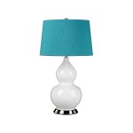 Isla lampka stołowa 1xE27 turkus ISLA-PN-TL-TEAL