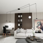 Fuji lampa wisząca 4xE14/GU10/GX53 czarna 1349/4