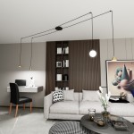 Fuji lampa wisząca 4xE14/GU10/GX53 czarna/złota 1350/4