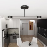 Halo lampa sufitowa 2xGX53 czarna 1355/2