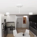 Halo lampa sufitowa 2xGX53 biała 1356/2