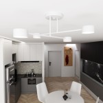 Halo lampa sufitowa 4xGX53 biała 1356/4