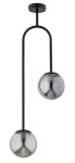 Vector M lampa wisząca 2xE14 czarna/grafitowy 62450