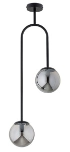 Vector M lampa wisząca 2xE14 czarna/grafitowy 62450