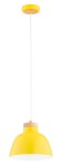 Lorien lampa wisząca 1xE27 żółta/drewno 61359