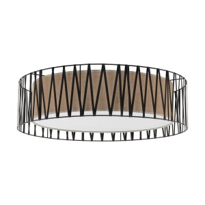 Harmony D50 lampa sufitowa 4xE27 czarna/brązowa 5940