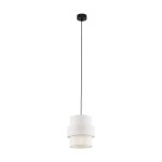 Calisto D20 lampa wisząca 1xE27 czarna/biała 5094