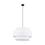 Calisto D50 lampa wisząca 3xE27 czarna/biała 5363