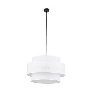 Calisto D50 lampa wisząca 3xE27 czarna/biała 5363