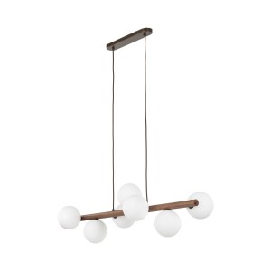 Estera lampa wisząca 7xG9 brązowa/ciemne drewno 10272