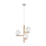 Estera lampa wisząca 3xG9 beżowa/jasne drewno 6799