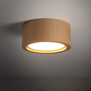 Eve lampa sufitowa 1xGX53 jasne drewno 10123