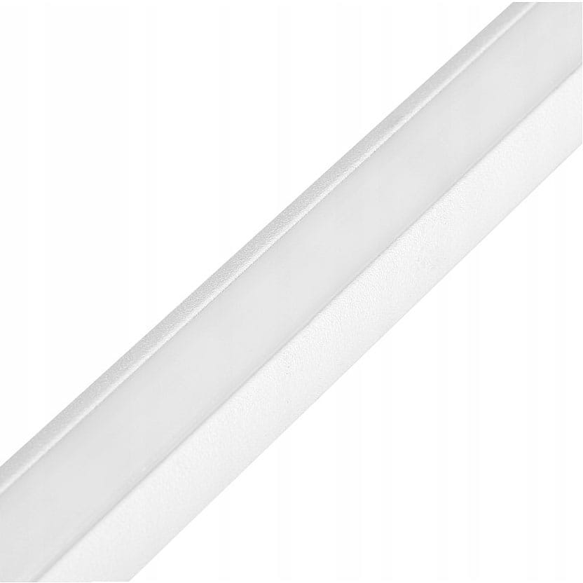 Kinkiet Catrina 90 w kolorze białym, w formie prostokątnej listwy, z jednym źródłem światła LED o mocy 14W i temperaturze barwowej 4000K. Widok z boku, ukazujący gładką, matową powierzchnię.