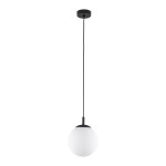 Esme D25 lampa wisząca 1xE27 czarna/biała 5669