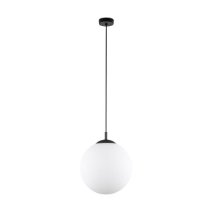 Esme D35 lampa wisząca 1xE27 czarna/biała 5671