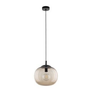 Vibe D25 lampa wisząca 1xE27 czarna/topaz 4676