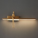 Amici kinkiet 1xLED/5W mosiądz ST-B3578 gold
