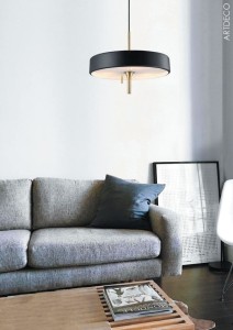 Artdeco lampa wisząca 3xE14 złoty szczotkowany/czarny MP8872 black