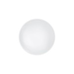 Biały plafon LED Agnes Round o średnicy 38,5 cm, z okrągłym kloszem i matową powierzchnią. Ujęcie z góry, pokazujące jednolitą fakturę oraz subtelną ramkę. Przeznaczony do montażu sufitowego, o klasie ochrony IP44.