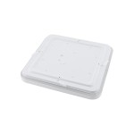 Plafon LED Agnes Square w kolorze białym, o wymiarach 43,5 cm, z mocą 32W i temperaturą barwową 3000K. Produkt ma kwadratowy kształt, z widocznymi mocowaniami na krawędziach, idealny do montażu w łazienkach (IP44).