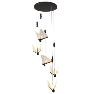 Bee lampa wisząca 5xLED/20W czarna MP0090-5 black