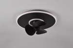 Nybro lampa sufitowa z wentylatorem i pilotem 2xLED/30W czarna R64133132