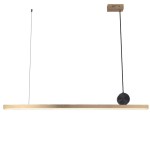 Boogie lampa wisząca 2xLED/32W złota/czarny MD-7014-880