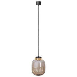 Boom A lampa wisząca 2xLED/12W mosiądz/bursztynowy 9969P/A amber