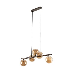 Estera lampa wisząca 5xG9 brązowa/bursztynowa 6105