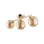 Estera lampa sufitowa 3xG9 złota/bursztynowa 5418