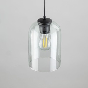 Molly lampa wisząca 1xE27 czarna/zielona 10298